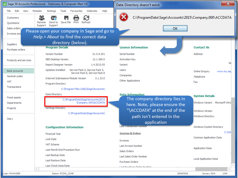 Troubleshoot Directory